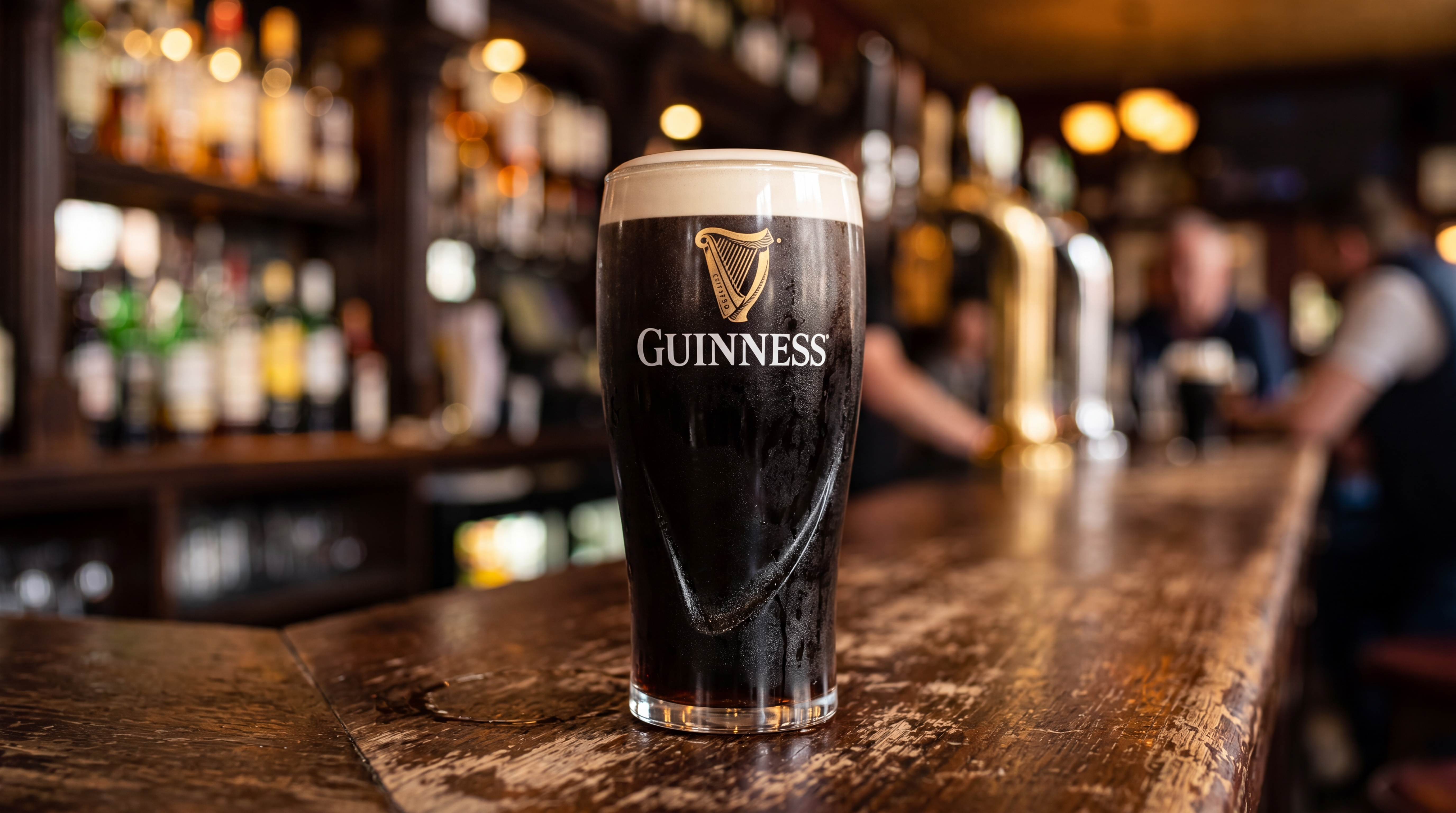 Guinness pint — concept hero shot