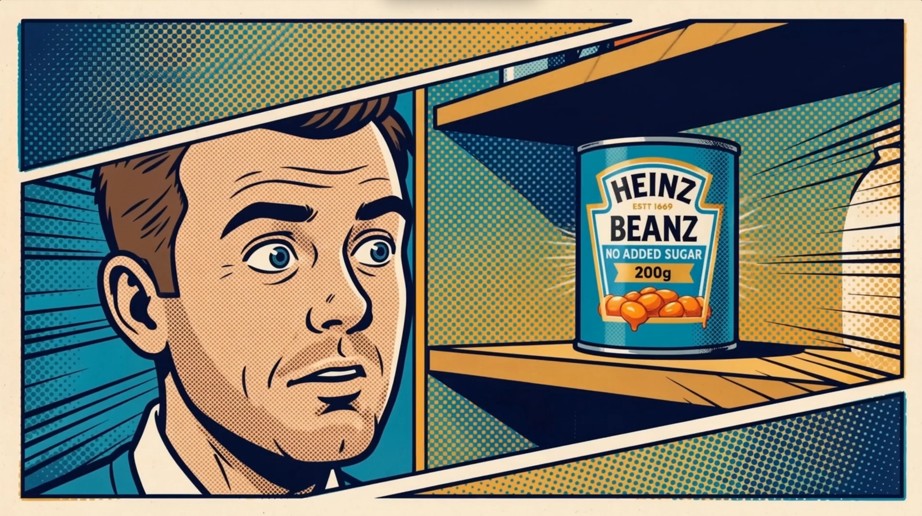 Heinz Beans — beat the sugar craving comic animation